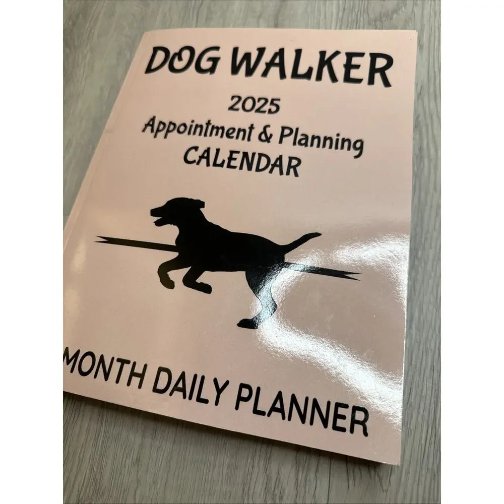 Dog Walker Appointment & Planning Calendar: 8.5